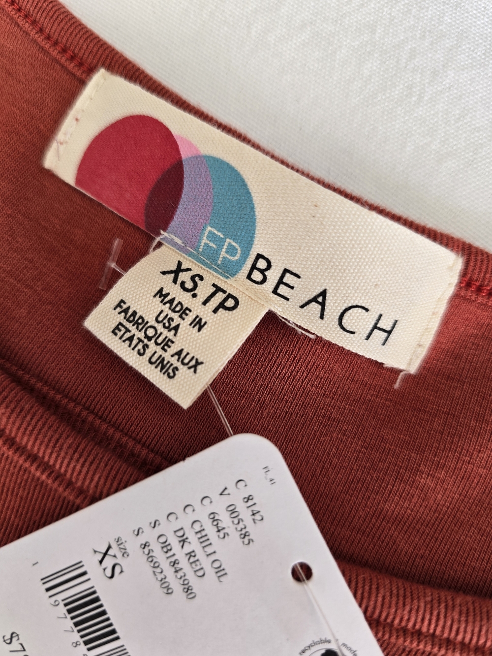 NWT Free People Beach Aubre Open Back Coastal Maxi Dress Sunkissed Sangria Xs - Picture 2 of 13